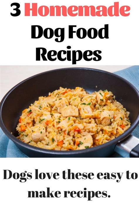 Homemade Dog Food Recipes Vet Approved | Recipe | Healthy dog food recipes, Dog food recipes ...