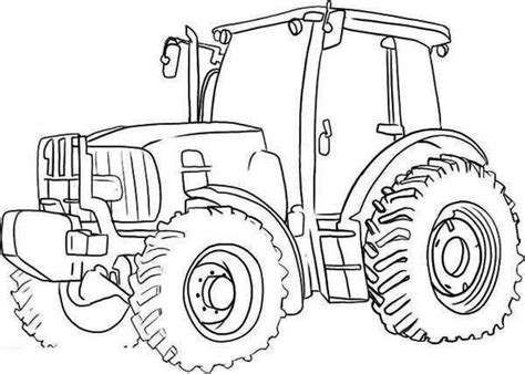 Free Tractor Coloring Pages Printable - Letscolorit.com | Gratis kleurplaten, Kleurplaten, Tractor