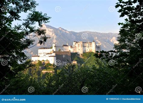 Hohensalzburg Castle stock image. Image of green, ancient - 19859543