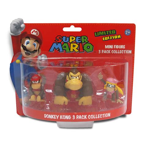 Shop Super Mario Brothers 2-inch Donkey Kong Mini-figure Set - Free Shipping On Orders Over $45 ...