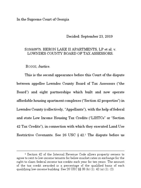 Georgia Supreme Court Decision, 2019 | PDF | Taxes | Real Estate Appraisal