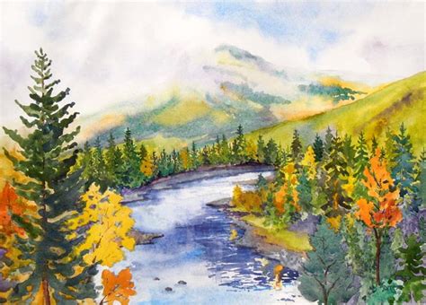 Mountain Mist - Painting by Forrest Gallery