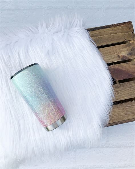 Ombre Glitter Tumbler Glitter Tumbler Personalized Glitter | Etsy