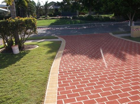 Image result for stencil driveway | Exterior, Driveway, Landscape