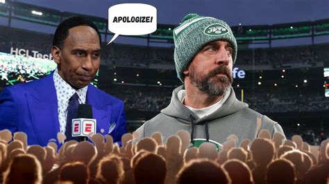 Stephen A. Smith Demands an Apology From Aaron Rodgers For Jimmy Kimmel ...