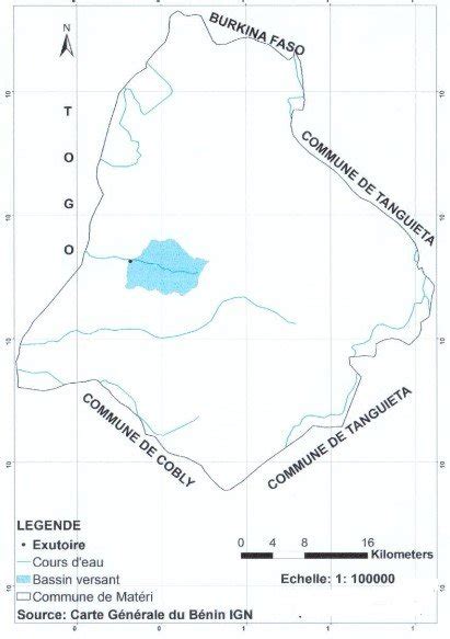 Carte du bassin versant | Download Scientific Diagram