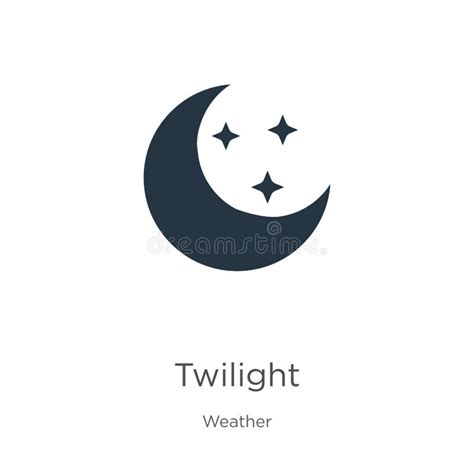 Twilight Icon. Trendy Twilight Logo Concept on White Background Stock ...