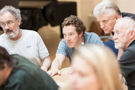 Hamlet rehearsal photos with Benedict Cumberbatch