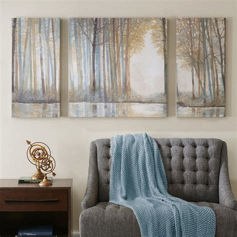 Madison Park Forest Reflections Oversized Canvas Wall Art 3-piece Set | Wall art decor living ...