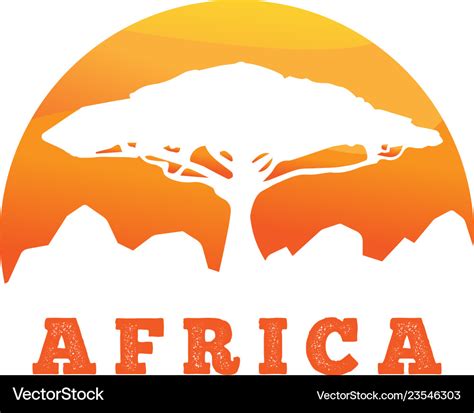 Africa logo Royalty Free Vector Image - VectorStock