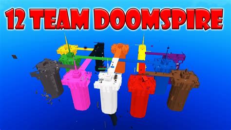 12 TEAM DOOMSPIRE BRICKBATTLE - YouTube