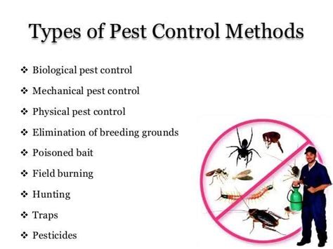 TYPES OF PEST CONTROL METHODS These are the Types of Pest Control ...