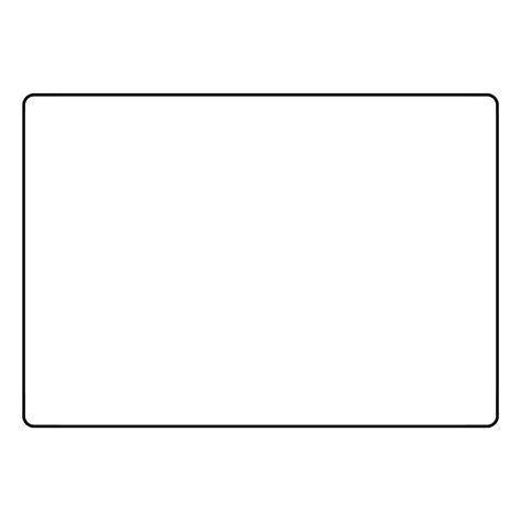 White Blank Write-On Sign or Label - 6 Sizes