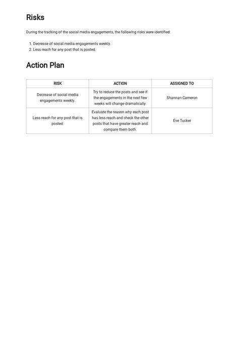 Social Media Report Template [Free PDF] - Google Docs, Word | Template.net