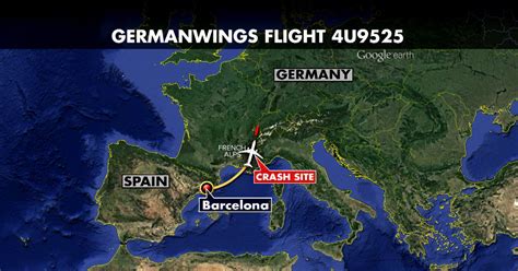 Animation Shows Germanwings Flight Path