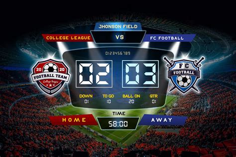 Football Scoreboard Template