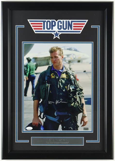 Val Kilmer Signed "Top Gun" Custom Framed Photo Display (JSA ...