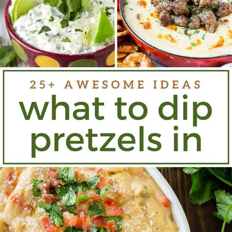 What To Dip Pretzels In - 25+ Ideas - Dizzy Busy and Hungry!