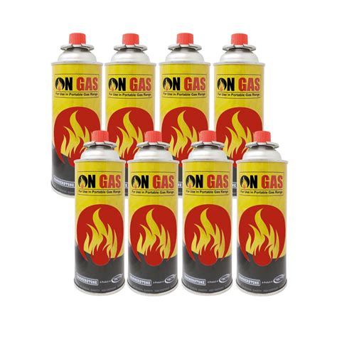 On Gas Butane - Set of 8 - Fuel Canisters - 8 Cans - Walmart.com