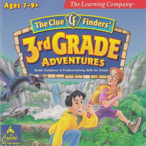 ClueFinders: 3rd Grade Adventures (1998) box cover art - MobyGames