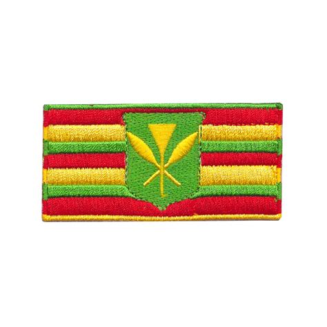 ORIGINAL HAWAII STATE FLAG embroidered iron on PATCH HAWAIIAN Kanaka ...