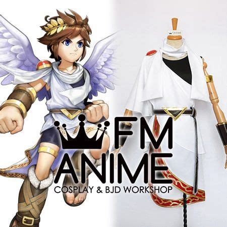 Kid Icarus: Uprising Pit Cosplay Costume, Super Smash Bros. 4 Pit Cosplay Costume, Game Cosplay ...