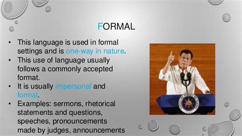 Speech Style Oral Communication - Soalandeal