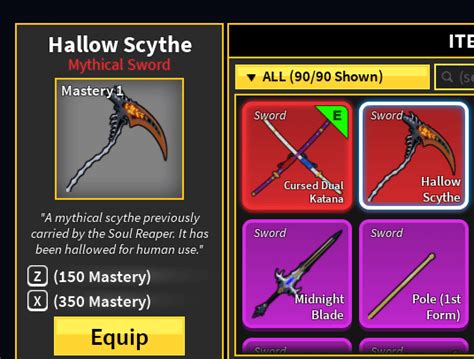 OMG I GOT HALLOW SCYTHE FIRST TRY : r/bloxfruits