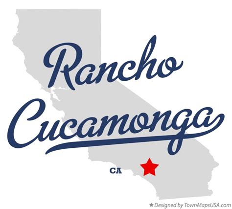 Map of Rancho Cucamonga, CA, California