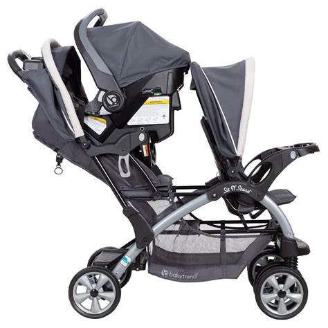 Baby Trend Sit N' Stand® Double Stroller | Magnolia | For Two or Twins