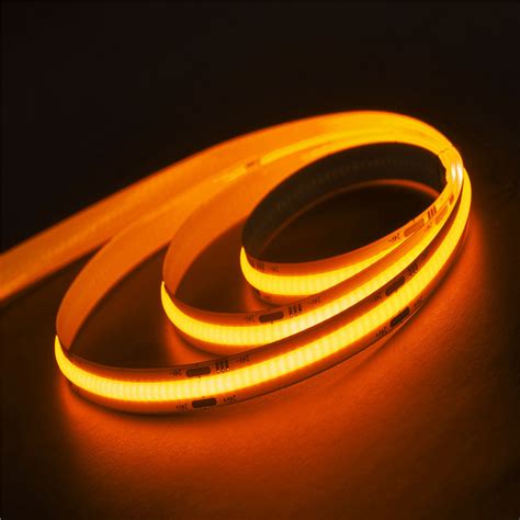 DC24V/12V Orange COB LED Strip Lights