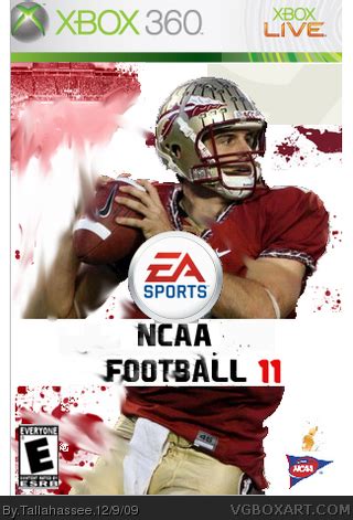 NCAA Football 11 Xbox 360 Box Art Cover by Tallahassee