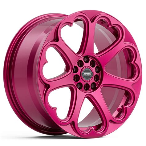 GT FORM HEARTS HOT PINK 18X8.5 5X115 WHEEL | CNC Wheels