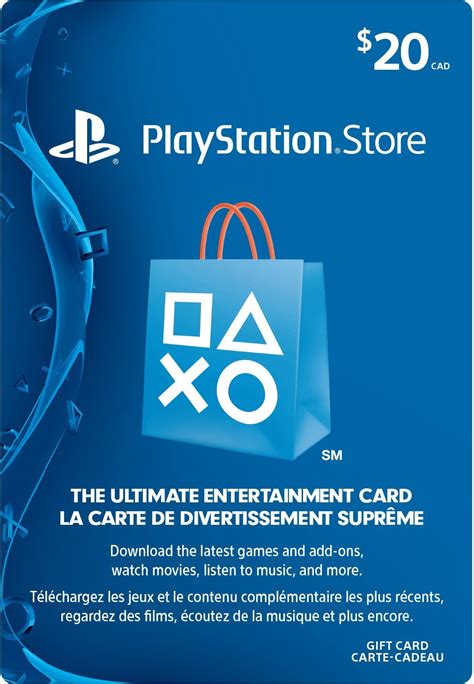 PSN Card 20 CAD | Playstation Network Canada digital