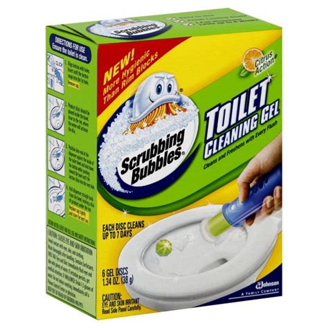 Scrubbing Bubbles Toilet Cleaning Gel Citrus