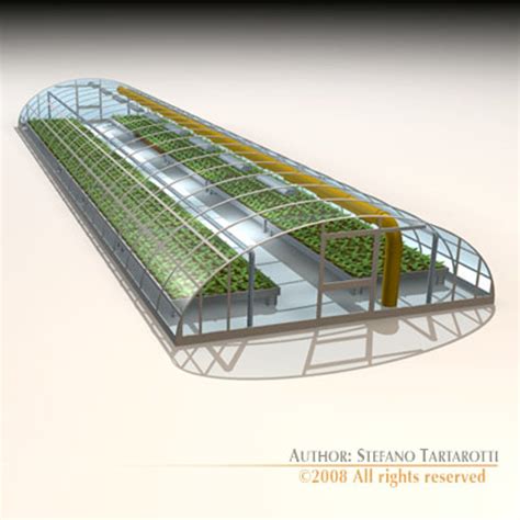 3d Greenhouse Green