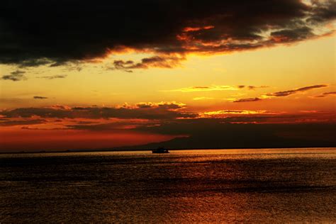 Sunset In Manila Bay 13 Free Stock Photo - Public Domain Pictures