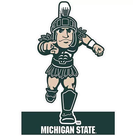 Michigan State Spartans Mascot Table Sign 7 1/2in x 8in | Party City Canada