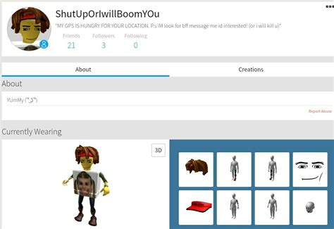 Roblox Description Ideas