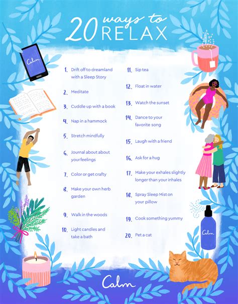 20 ways to relax on national relaxation day — Calm Blog | Ways to relax ...