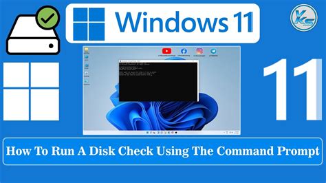 How To Run A Disk Check in Windows 11 Using The Command Prompt - YouTube