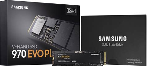 Samsung 970 EVO Plus 500 GB NVMe/PCIe Internal SSD NVMe PCIe X4 Retail MZ-V7S500BW ...