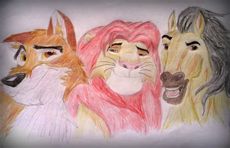 Simba, Balto and Spirit by kokeblacklion on DeviantArt