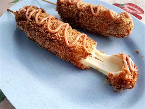 Korean Mozzarella Corn Dog Recipe - The Odehlicious