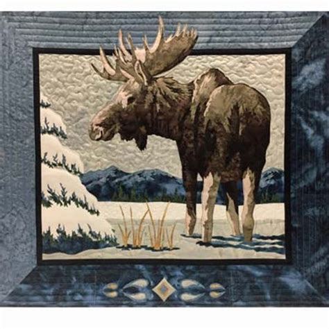 WF Moose 'n Spruce Quilt Pattern | quiltedraven