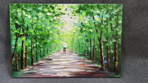 Nature Handmade Acrylic Canvas Paintings Wall Art Video - arttree.com.au