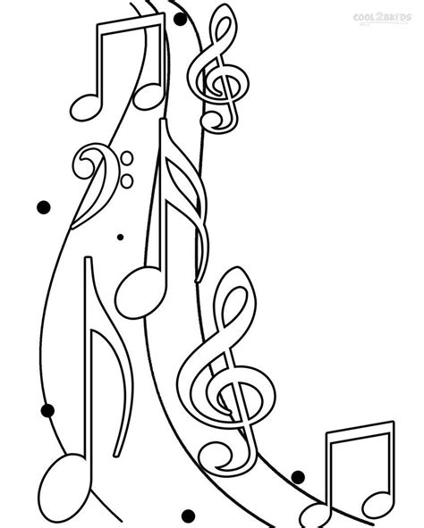 Printable Music Note Coloring Pages For Kids | Cool2bKids | Music ...