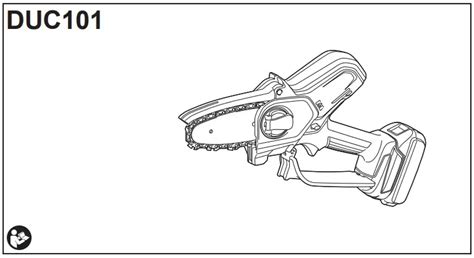 makita DUC101Z Cordless Pruning Saw Instruction Manual