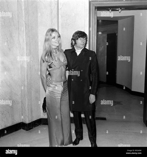 Sharon Tate and her husband Roman Polanski at the film premier reception at Claridges of ...