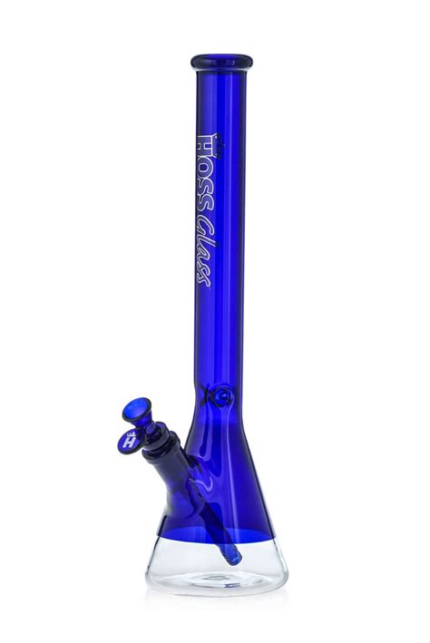 Hoss Glass 16″ – Colored Beaker Bong w/ Window Base – The Altered Nation